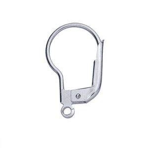 3-sets Sterling Silver Lever-Back Ear Wire with Open Ring. 2016